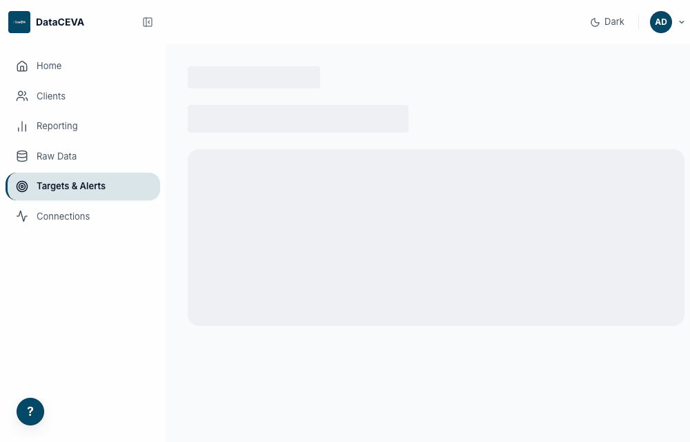 Alerts tab